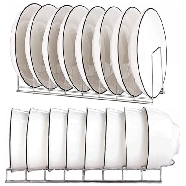 Tallerken Dræning Stativ Plader Opbevaringsstativ PLATE RACK PLATE RACK Plate Rack