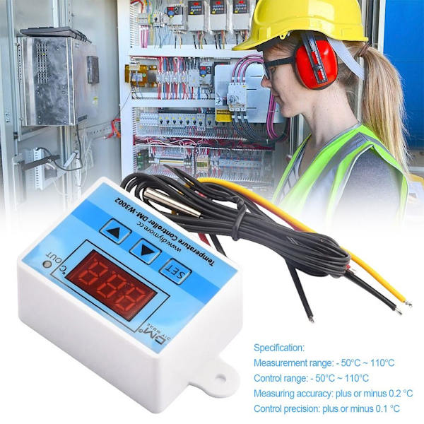 Digital temperaturtermostat Temperaturregulator DC 12V DC DC 12V