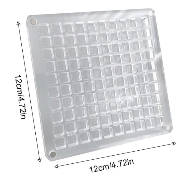 Magnetisk Seashell Display Box Seashell Oppbevaringsboks 100 GRID 100 100 grid