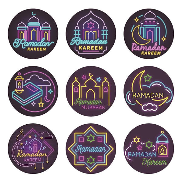 90 kpl Eid Mubarak -tarratarrat, tarratarrat 9 9