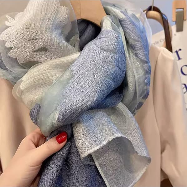 Sidenscarf Strandsjal 6 6 6
