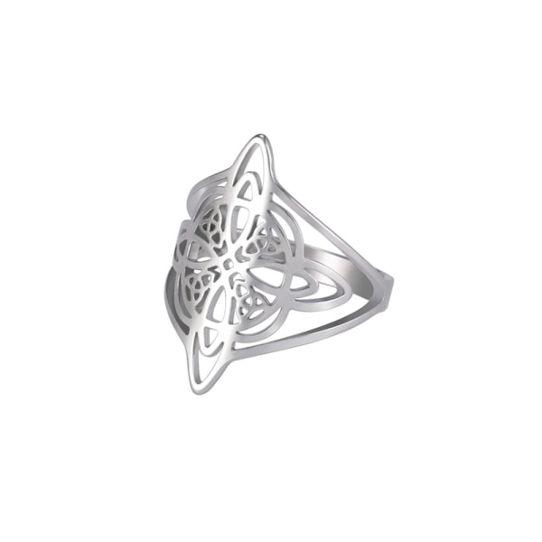 Hekseknude Ring Fingerringe SØLV 9 silver 9