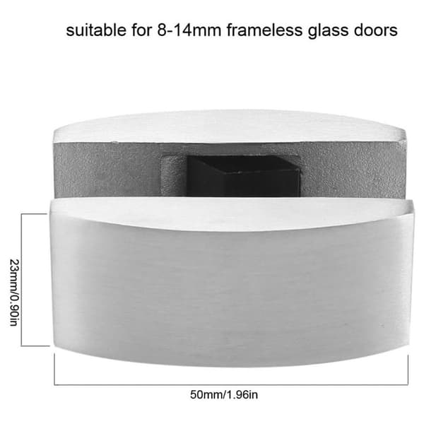 Glassklips Rotasjonsstopp Glassdørguider