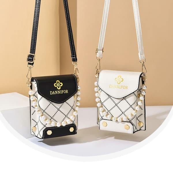 Crossbody Väska Telefonväska VIT white