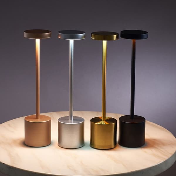LED Skrivebordslampe Touch Dæmpning Bordlamper GULD Gold