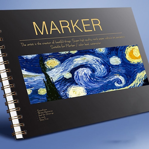 Professionell skissbok ritpapper A4-01 A4-01 A4-01