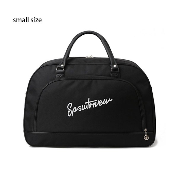 Kevyt matkalaukku, suuri tilavuus matkalaukku, MUSTA black 47cm*28cm*20cm