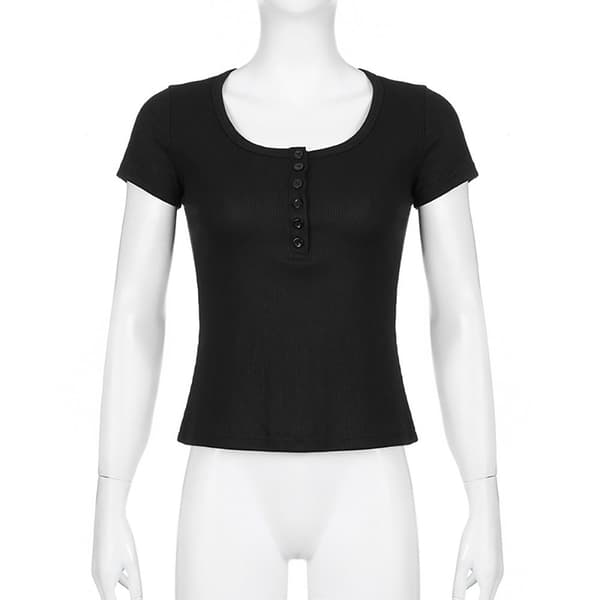 Lyhythihainen Crop Top HARMAA S Gray S