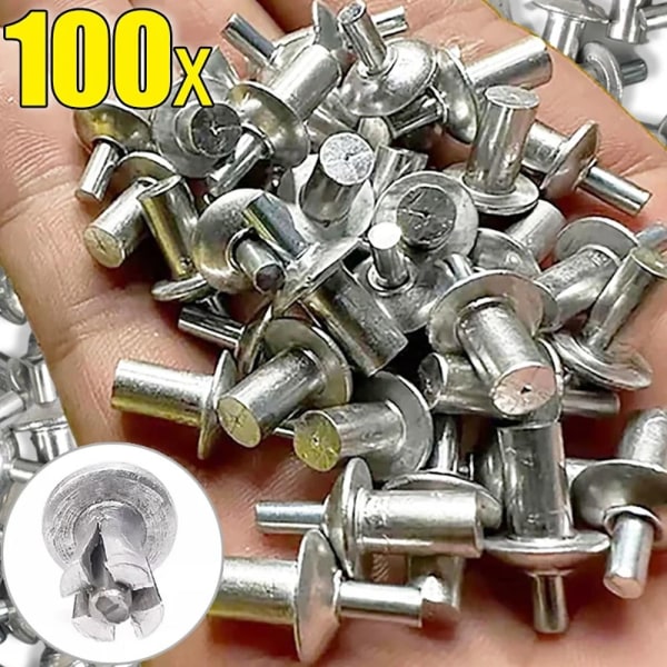 10/20/50/100 stk. tappe ekspansionsskruer ekspansionsnitter 100Pcs