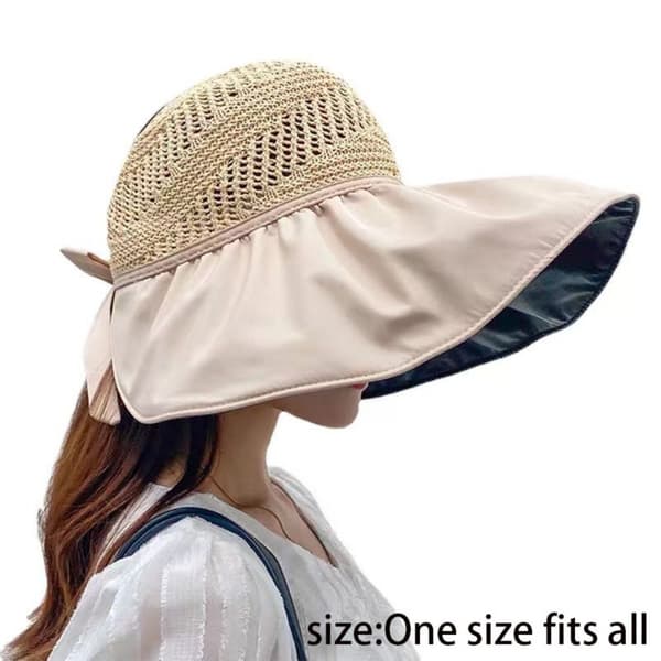 Sommer Dame Solhatt Bøttehatt Beige beige