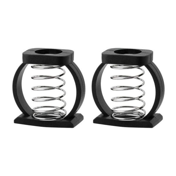 Cykelfjederhængselklemme SORT 2STK 2STK Black 2pcs-2pcs