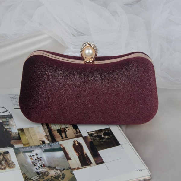 Bronzing Banket Taske Single Shoulder Chain Bag APRIKOS Apricot