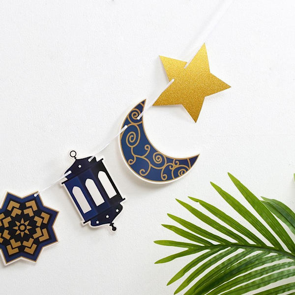Ramadan Kareem Banner Eid Mubarak Ornament A A