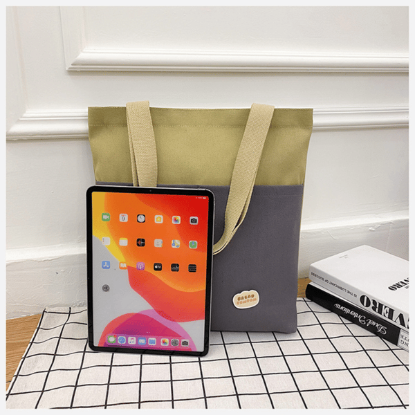 Canvas Sling Taske Håndtaske SORT black