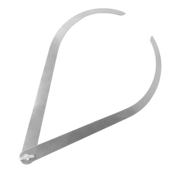 Clay Caliper Verktøy Bøyd Ben Måling Keramikk Verktøy 10 inch