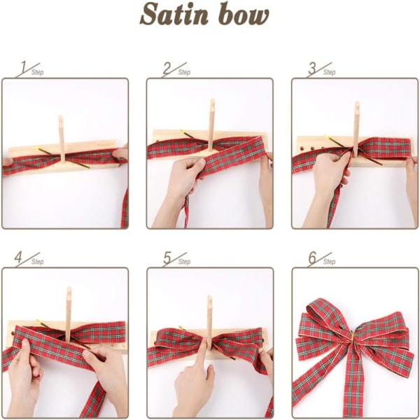 Förlängd Bow Maker Bow Maker Bow Ribbon Krans
