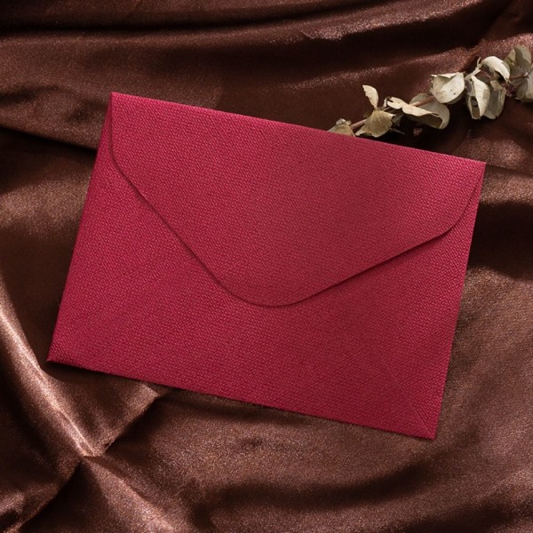 5 kpl Kirjekuoret Set Kirjepaperi VIININ PUNAINEN Wine Red
