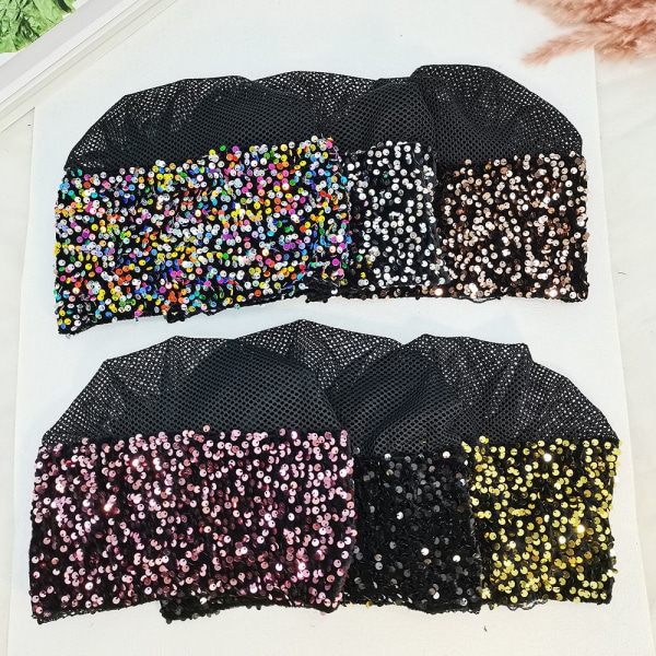 Turban Hatte Tørklæde SORT Black