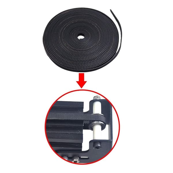 3D-printerdele remskive GT2-rem 5M 5M 5m