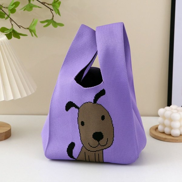 Knot Wrist Bag Tote Bag LILLA Purple