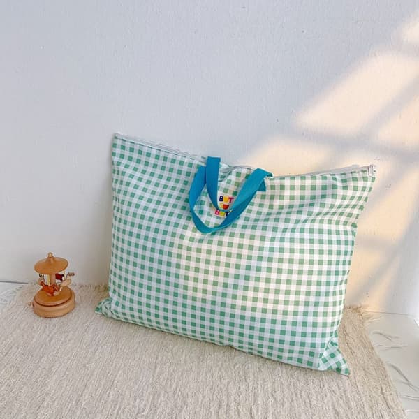 Barneveske Stoff Handlepose GUL Yellow