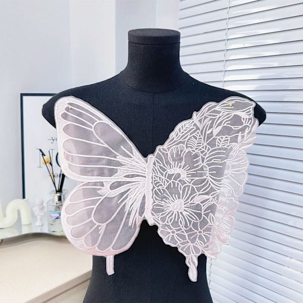Butterfly Patch Clothes Patches ROSA B B Pink B-B