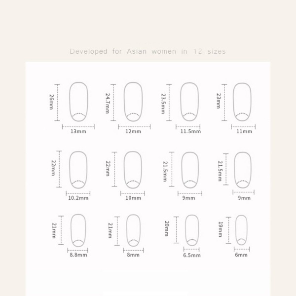Falska naglar Fake Nials W1524 W1524 W1524