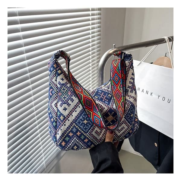 Canvas Tote Bag Messenger Vesker RØD red