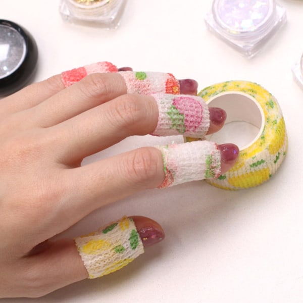 1 st Nail Finger Protection Bandage Nail Art Protect Tape 7 7 7