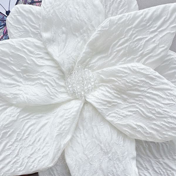 Håndlavet DIY Perleblomst Dametøjsttilbehør SORT Black