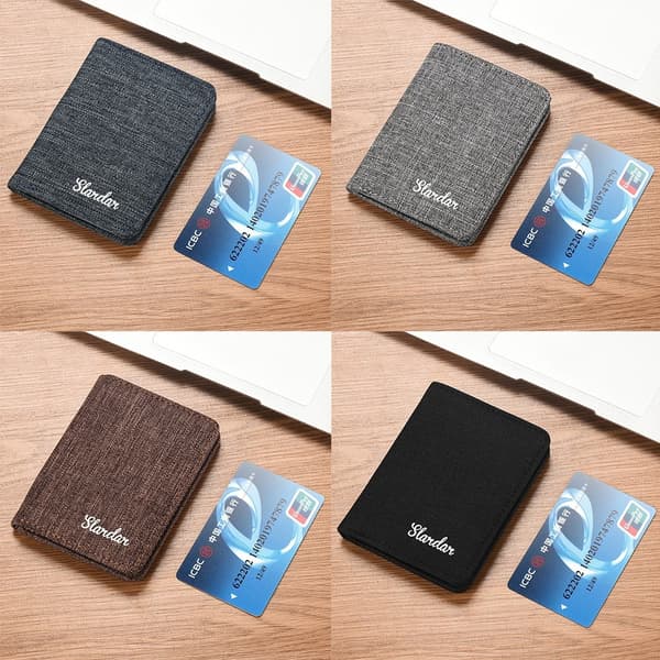 Mini pung kørekort kortholder SORT Black