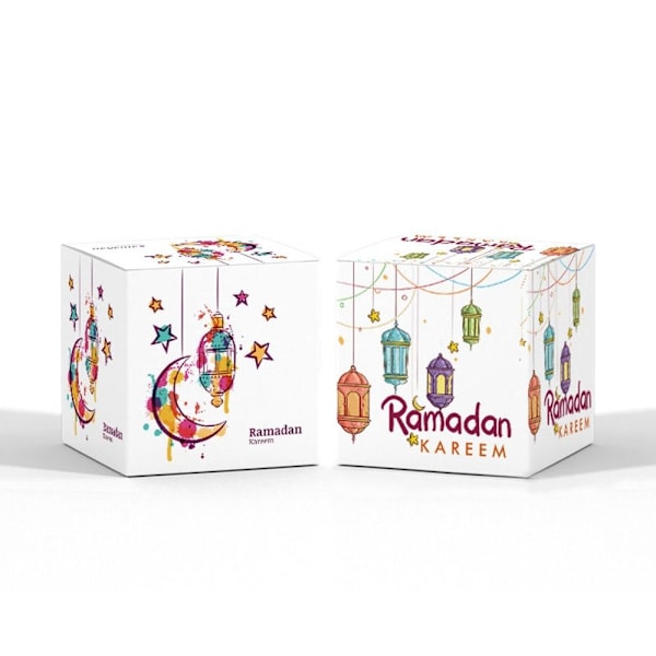 6st EID Mubarak presentförpackning Godispåsar STIL 1 STIL 1 Style 1
