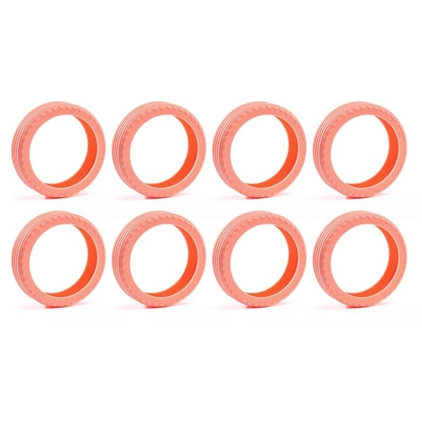 8 delar/set Skydd för resväskhjul Orange 8Pcs-8Pcs