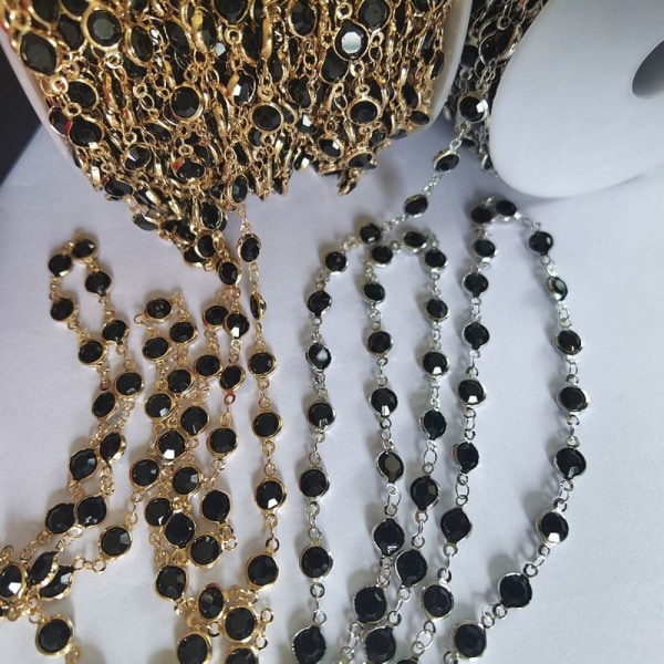 Crystal Beads Chains Halsband Chain 3 3 3