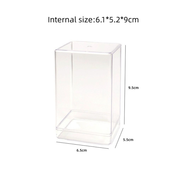Förvaringslåda Doll Display Box TRANSPARENT S transparent S