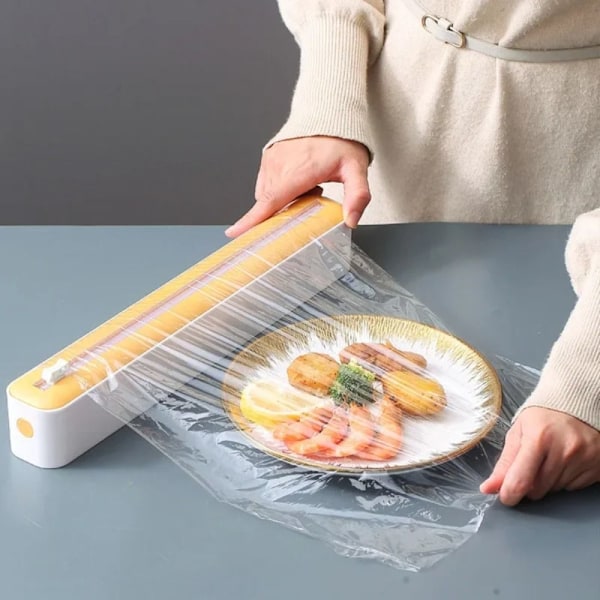 Madfilmdispenser Magnetisk Foliedispenser GRÅ REGULÆR REGULÆR grey Regular-Regular