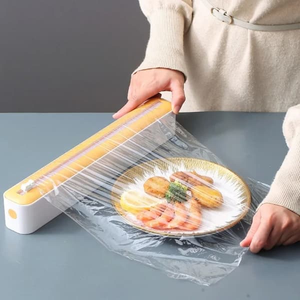 Plastfoliedispenser Magnetisk Foliedispenser GUL STANDARD yellow Regular-Regular