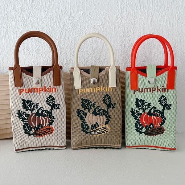 Neulottu käsilaukku solmurannelaukku 2 2 2