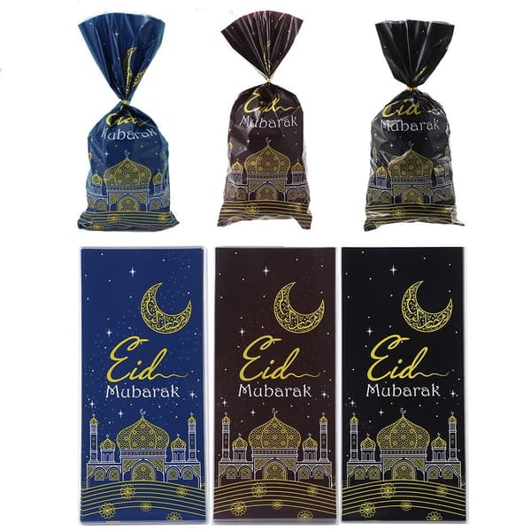 50 stk. Eid Mubarak Slikposer Kagepose KAFFE Coffee