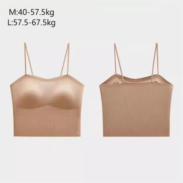 Toppe Ærmeløs Elastisk Vest SORT L L black L-L