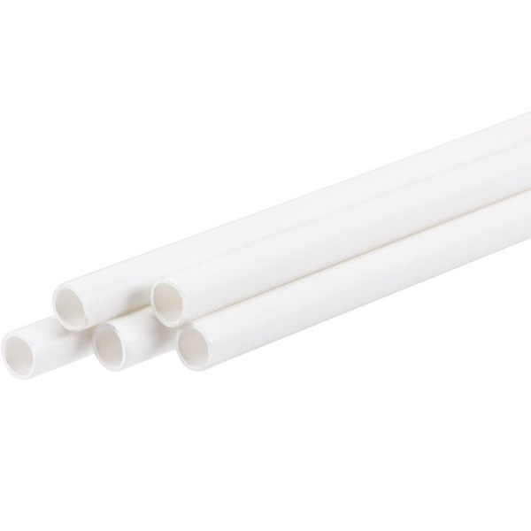 5 Styck Plastmodell Rör ABS Runt Rör 8MM 8MM 8mm