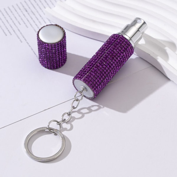 Tyhjä hajuvesipullo avaimenperäspray PURPLE purple