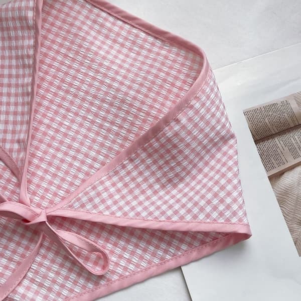 Blommig Hårscarf Triangelscarf 4 4 4