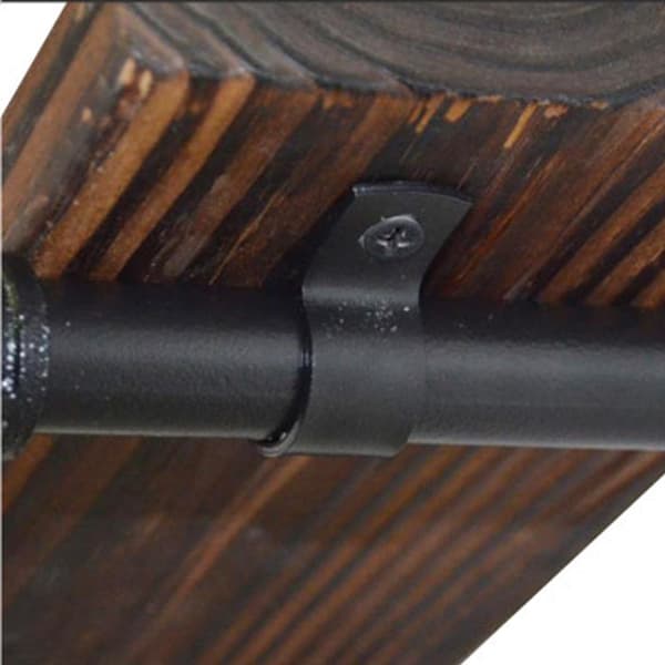 Jernrør Hylle Brakett To Hull Rørstropp 8 STK 8 STK 8pcs
