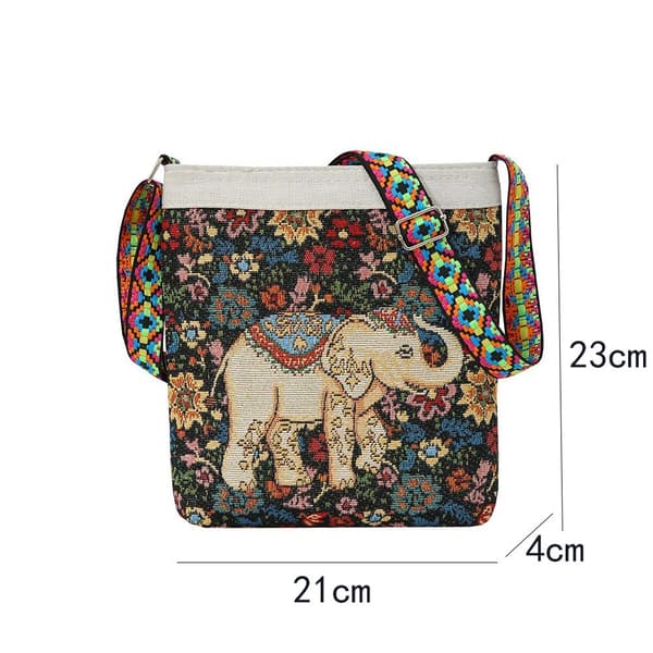 Canvasveske Brodert Veske 07 07 07