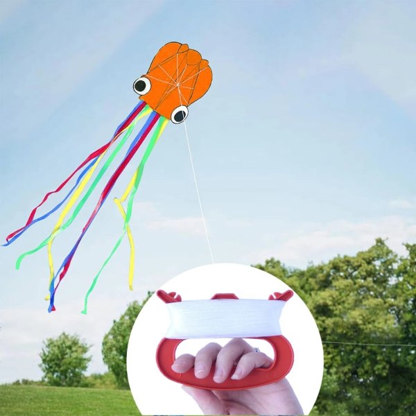 Octopus Kite 3D Kite ORANGE 30M KITE LINE 30M KITE LINE Orange 30m Kite Line-30m Kite Line