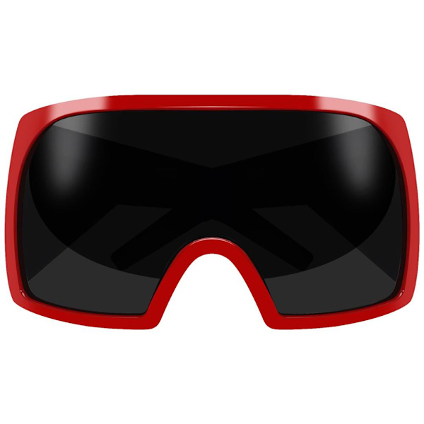 Wrap Around Solbriller Oversized Shades HVIT HVIT White