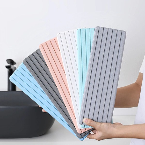Diatomite Coaster Vattenabsorberande pad GRÅ L gray L