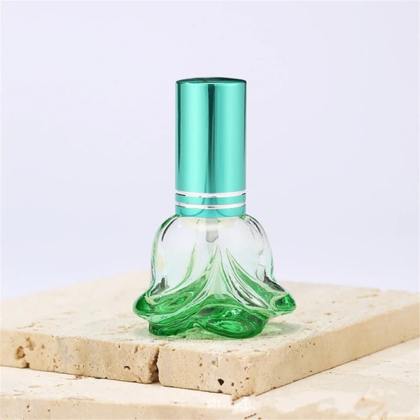 6 ml hajuvesipullon kosmetiikkasäiliöt VIHREÄ green