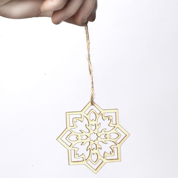 20 stk Ramadan Eid Mubarak Trepynt Dekorasjoner B-20PCS B-20PCS